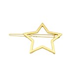 #2: 【ノーブランド品】ヘアクリップ 星 ヘアピン ゴールド ファション レディース バレッタ 髪飾 F1878