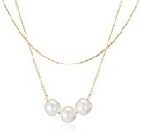 #4: [ミルブラン] Milleblanc パールネックレス TM41N2AN-948G