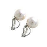 #10: [ヴァンテーヌ] VINGTAINE 一粒 パール 12mm イヤリング E14-2