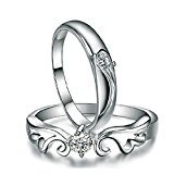 #9: Fairy Heart ペアリング 天使の羽 ペアリング シルバーフリーサイズ ベネチアスライド調整 silver925
