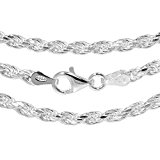 #2: 新宿銀の蔵 カットフレンチロープチェーン 長さ40cm～70cm シルバー 925 55cm 幅3.0mm ネックレス チェーン ネックレスチェーン 人気 sv925