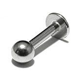 #7: [モンスターキッズ]MONSTER KIDS スタンダードラブレットスタッズ 16G/シャフト6mm/ボール4mm/1個 ボディピアス BPLT-B16G0604