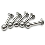 #7: (マンリーウェーブ）Manly お得セット ラブレットスタッド5個セット 【14G/長さ8mm/ボール4mm】 BPLT-14GMK1408/4mm-5