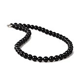 #7: 【京珠堂】厄除け 魔除け AAA 8mm 縞瑪瑙 オニキス 数珠ネックレス　N014