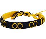 #4: インフィニティ柄 ミサンガ ブレスレット メンズ レディース イエロー ;GIT-013G