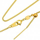 #6: lapisia heart レディース ネックレス チェーン ベネチアンチェーン 選べる３Color 医療用ステンレス アレルギー対応 スライド調整式 ゴールド