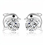 #7: Fairy Heart イルカ モチーフ ピアス 最高品質 シルバー 全品プレゼントギフト