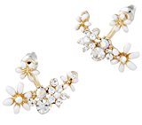 #6: (カナリア）KANARIA 花 フラワー ピアス バックキャッチ / 可憐 上品 / カラフル (C)