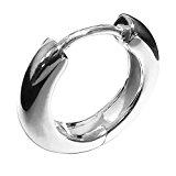 #9: シルバー 925 シンプル 丸型 フープピアス 15mm 中折れ式 新宿銀の蔵 (1P 片耳用) 人気 メンズ レディース ユニセックス ピアス フープ