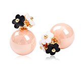 #8: [スーエン]SUYAN ピアス レディース シルバーピアス 結婚式 人気 大きめ パール (ピンク)