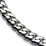 #8: シルバーワン(Silver1) ho 喜平 ネックレス[銀色 6面カット 幅8mm]60cm キヘイ ステンレス チェーン メンズ
