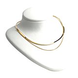 #2: [クリームドット]cream dot メタルチョーカー ゴールド×ワンサイズ