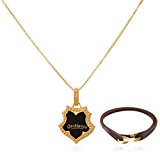 #8: [オロビアンコ] Orobianco ネックレス&レザーブレスセット【オリジナルギフト木箱付き】 ORST001NB