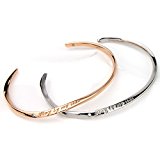 #10: ペアバングル ペアブレスレット ダイヤモンド サージカル ステンレス スチール(316L)