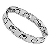 #8: Jovivi Mak　ジュエリー ファションアクセサリー　 メンズ　レディース　シンプル　ステンレス ブレスレット　ギフトバッグを提供 (ステンレス（スタイル1）)