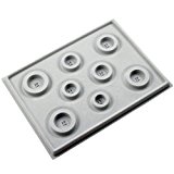 #10: ［ハッピーボム］ Happy Bomb ブレスレット デザインボード 天然石 パワーストーン ブレスレット 作製用 内周サイズ13～20cm対応 418_359DB_GRAY