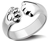 #8: (サンライン)Sun Line 日韓 ファッション 指輪 リング かわいい猫の爪 創意 レディースアクセサリー 人气