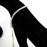 #5: Angelababy スワロフスキー ジルコニア テニスブレスレット スワロフスキー ラインストーン 18972