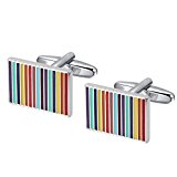 #10: Yoursfs 真鍮 虹色 虹 シンプル 遊び心 カフスボタン CZ021W1