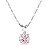 #6: [Gift from New York] 一粒 1.25ct ピンク ネックレス NY限定 デザイナーズ ネックレス ピンク ネックレス