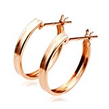 #3: nadi K18PG 15mm ピンクゴールド フープ ピアス