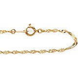 #5: K18ゴールド スクリューブレスレット 1.6mm幅 18cm 「1cm単位で選べる上品なチェーンブレス」