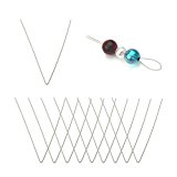 #8: ［ハッピーボム］ ビーズ通し用 ワイヤー 20本 天然石 パワーストーン ブレスレット 修理 作成 用 484_359WAIYA_CUT_20