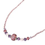 #6: トンボ玉 グラスコード(メガネチェーン)　5COLOR【眼鏡】【めがね】【アクセサリー】 (パープル)