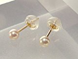#8: パールシンワ　真珠ピアス　あこや本真珠ピアス　ベビーパールK18 3.5-4.0mm/SEP1308K18