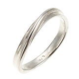 #3: アクセサリーショップピエナ シルバー925 ユニセックスリング スタンダード レディース メンズ カーブラインデザイン17号