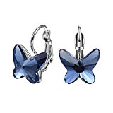 #4: (イウハ) IUHA 蝶の恋物語 ピアス スワロフスキー社製クリスタル