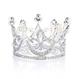 #3: 【morningplace】 王冠 ティアラ ヘア アクセサリー 結婚式 誕生日 プレゼント に