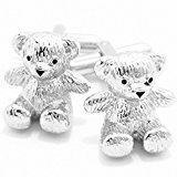#5: MFYS Jewelry  テディベア 熊  ぬいぐるみ 風 かわいい 熊 カフス 専用ジュエリーBOX付