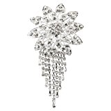 #3: 【ノーブランド品】ブローチ ラインストーン キラキラ 結婚式 パーティー 宴会