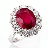 #9: 【製造元大卸】 一生物 超大粒 5ct ルビー K18GP リング 鑑別書付き 指輪 (11)