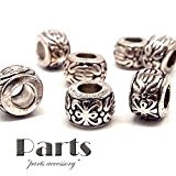 #2: アクセサリー パーツ メタルパーツ ビーズキャップ シルバーカラー １０個セット 【STONE KITCHEN 天然石 パワーストーン】