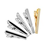 #9: ネクタイピン メンズ ビジネス タイバー シンプル 5本セット ギフトボックス付き 父の日のプレゼント (5セット)
