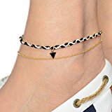 #9: (ヴィラジオ）Viragio アンクレット レディース メンズ ペア 人気 ゴールド 2連 チェーン シンプル ブランド vi-0534a-s