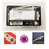 #6: へそピアッサー へそ・眉用 ストレートニードル ファーストピアス・専用ピンセット・病院紹介状付ピアスマニュアル付属 JPSピアッサー (ピアスカラー：ピンク) へそピアス ピアッサー へそぴ 5NS25W-QH410T