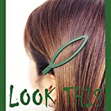 #10: [ATK21] オープン リーフモチーフ マットカラー クリップピン ダッカール シンプル 無地 前髪 艶消し レディース ヘアアクセサリー (ブラウン)