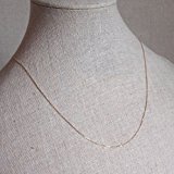 #10: 老舗装身具メーカーの確かな御品 10 金 ネックレス 4面 ダイヤ カット あずき チェーン 40cm 調整カン付 10 K