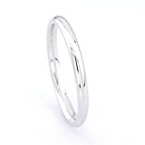 #10: エスコート サージカルステンレス 316L 色シルバー シンプル 細身 リング サイズ16号