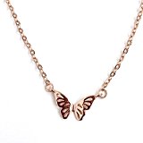 #5: 【Ｃｕｉｒｅ】（キュイール）　ネックレス　 バタフライ　蝶々デザイン　蝶モチーフ