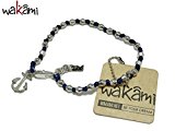 #2: WAKAMI(ワカミ) Blue Anchor Bracelet アンカー ブレスレット WA9857 [並行輸入品]