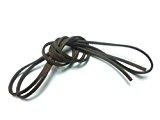 #9: 3mm 茶色 革紐 ネックレス ブレス等に ９０ｃｍ 【手芸屋エンジェル】
