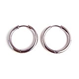 #6: シルバー ステンレス フープ ピアス 両耳 アレルギー対応 銀 16mm 登坂広臣 岩田剛典 TAKAHIRO SBG-196