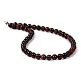 #8: 【京珠堂】AAA 赤虎目石 レッドタイガーアイ 数珠ネックレス N022