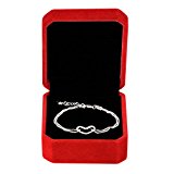 #4: CXLiy 腕輪 ブレスレット ハート型 銀メッキ 一心一意 心を癒し レディース首飾り アクセサリー バレンタインデ 結婚式 誕生日 記念日