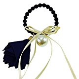 #2: 【Ｃｕｉｒｅ】（キュイール） ロング細リボン髪ゴム　ヘアアクセサリー リボン　パールデザイン　髪ゴム
