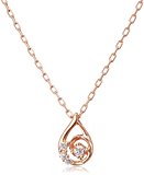 #2: [ブルーム] BLOOM シルバー ピンクゴールド キュービックジルコニア しずく ネックレス BSPK19293435